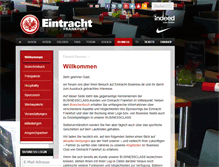 Tablet Screenshot of business.eintracht.de